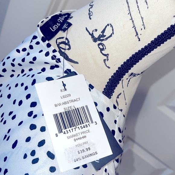 “Lea & Viola” Women Blouse New W/Tags Size Large - Picture 5 of 5